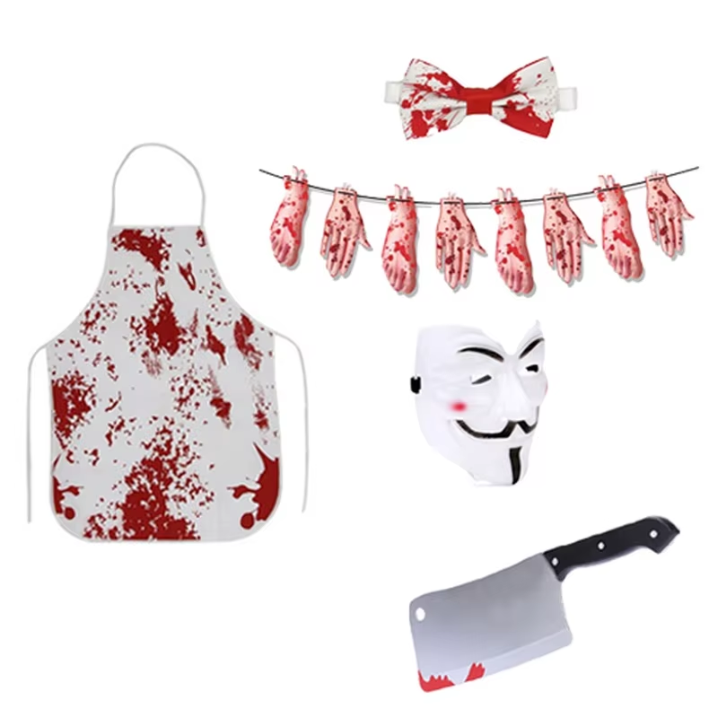 Camping Cooking Apron - PESENAR Blood Stain Simulation + Funny