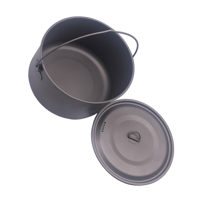 Camping Cooking Pots And Pans - FLAME'S CREED 1100ml 1950ml Ultralight Outdoor