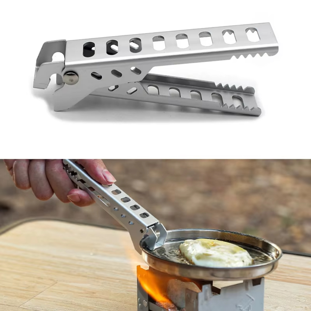Camping Cooking Pots And Pans - Outdoor Aluminium Anti-hot Alloy Clip Bowl