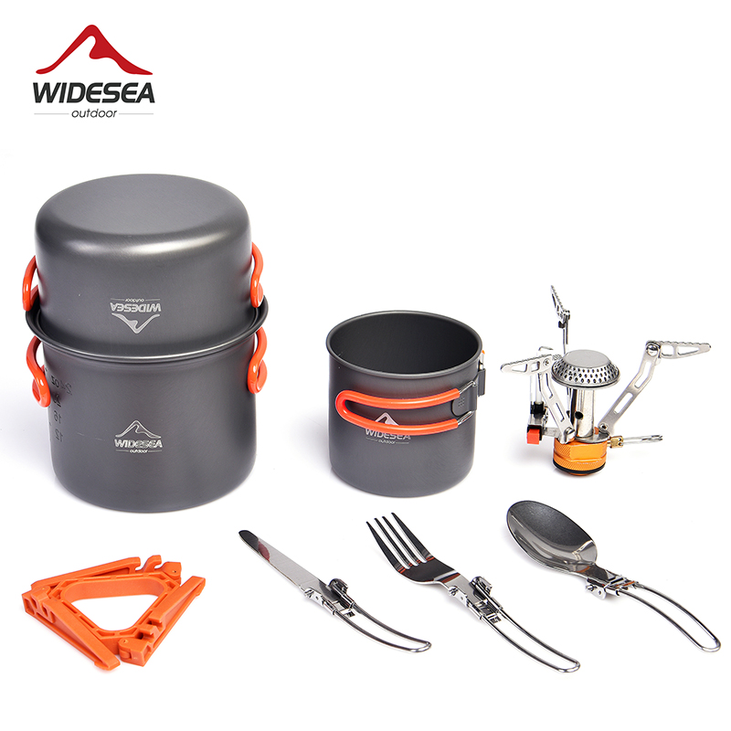 Camping Cooking Sets - Widesea Camping Cookware Set Outdoor Tableware