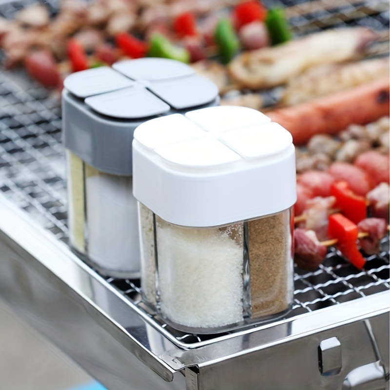 Camping Cooking Knife Set - 4in1 Camping Seasoning Shaker Multi-Purpose Spice