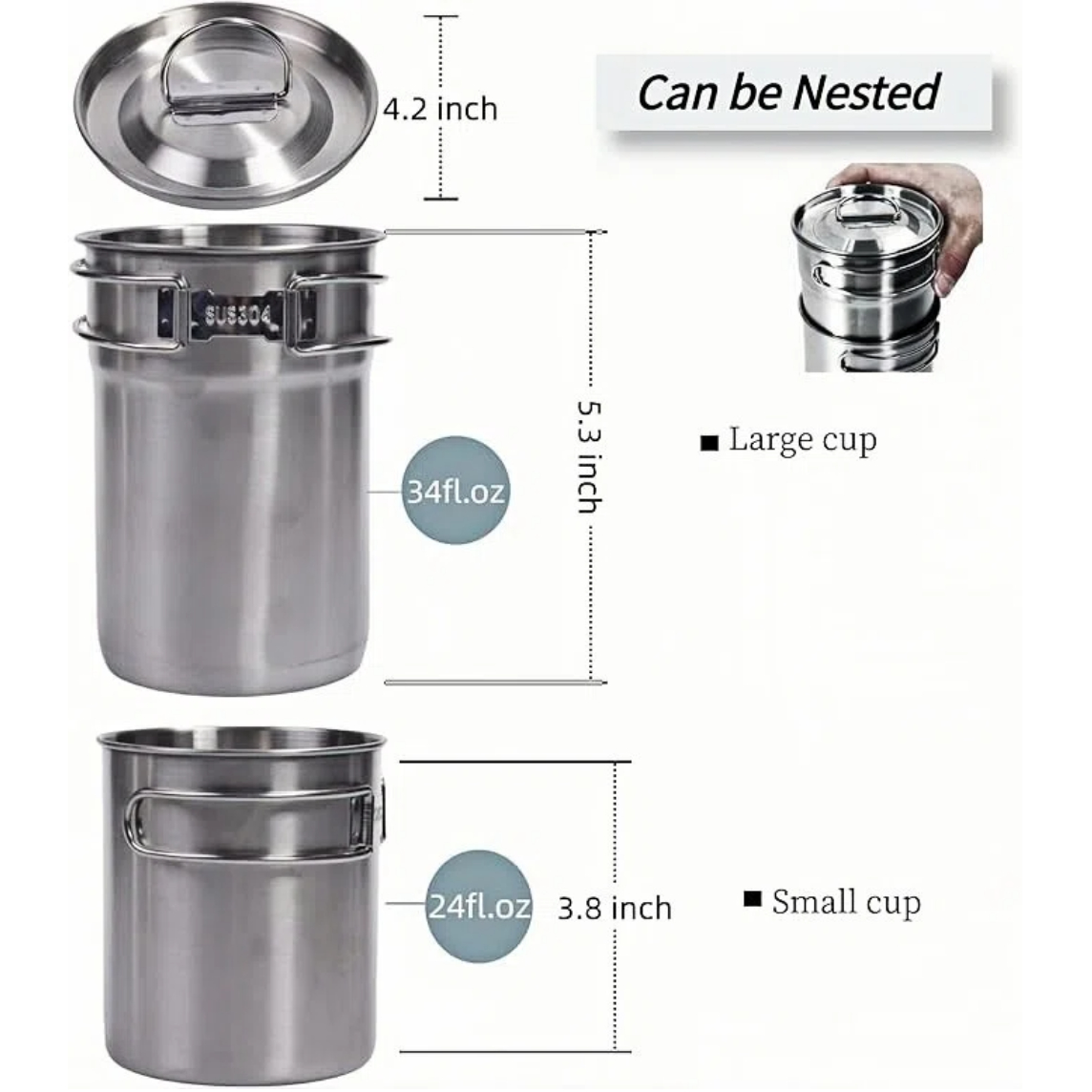 Foldable Camping Cups Mugs Cam - Camping Cooking Sets review and price