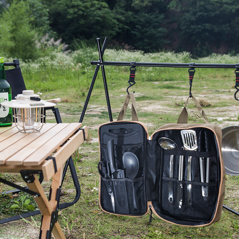 8pcs Camping Kitchen Cookware  - Camping Cooking Pots And Pans review and price