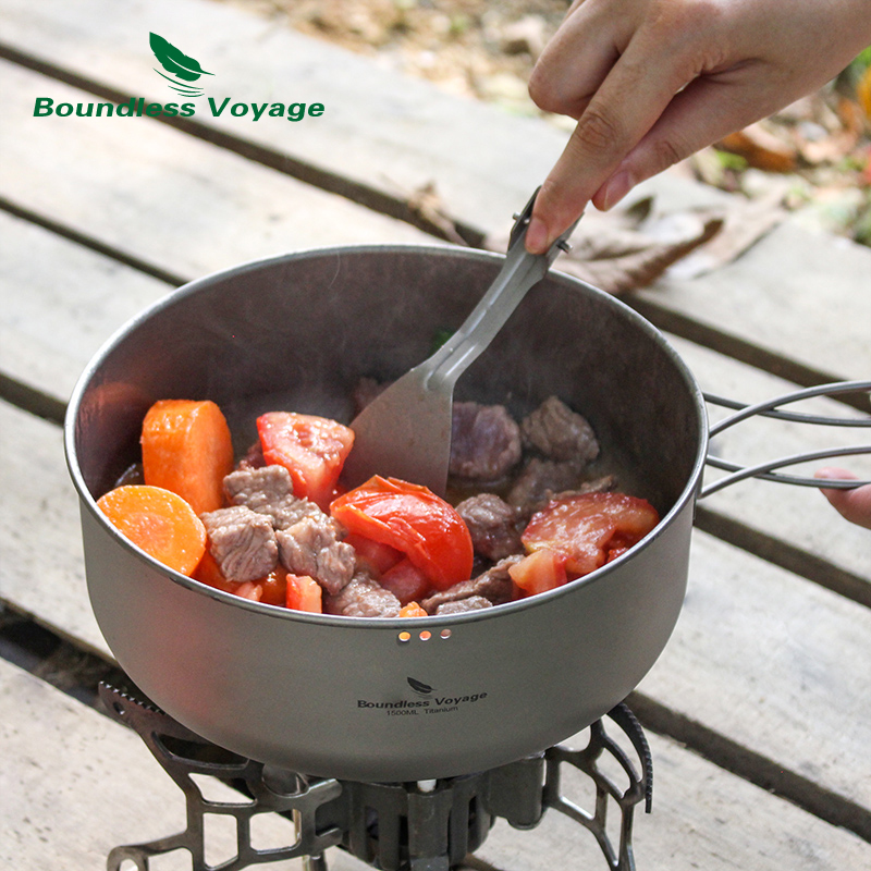 Boundless Voyage Titanium Stea - Camping Cooking Pots And Pans review and price