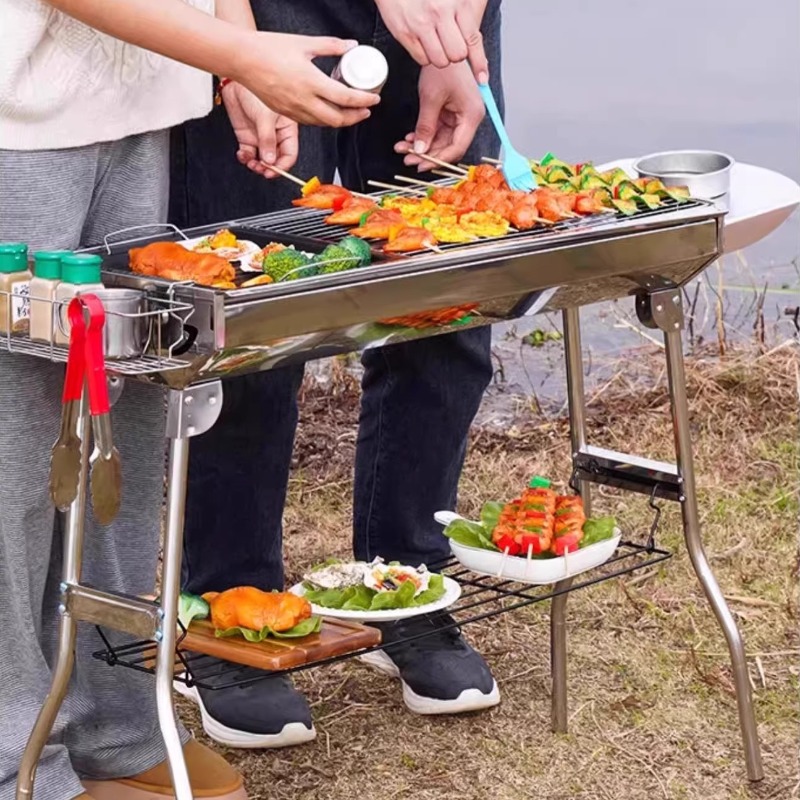 Stainless Steel Barbecue Grill - Camping Cooking Requirements review and price