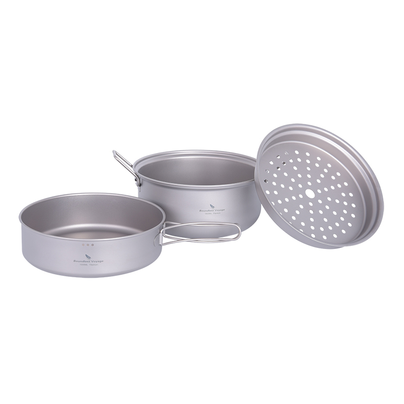 Boundless Voyage Titanium Stea - Camping Cooking Pots And Pans review and price