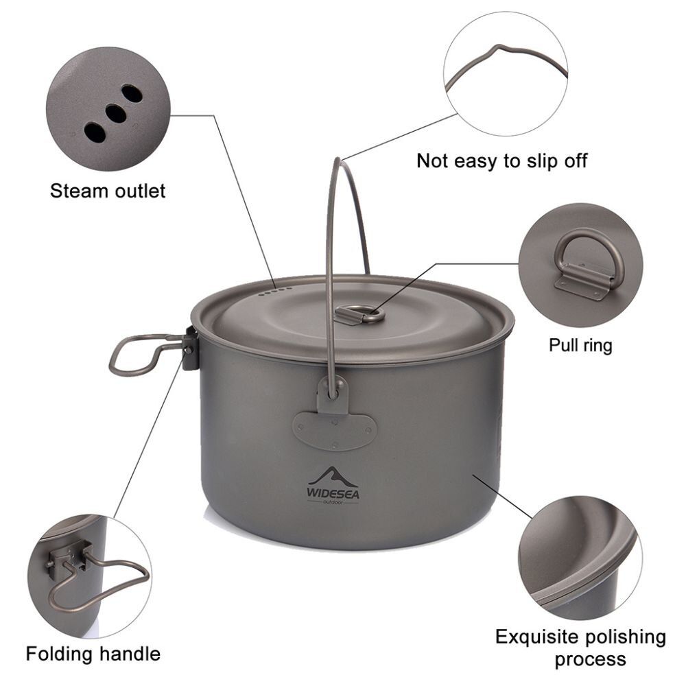Widesea Camping Tableware Tita - Camping Cooking Frying Pan review and price