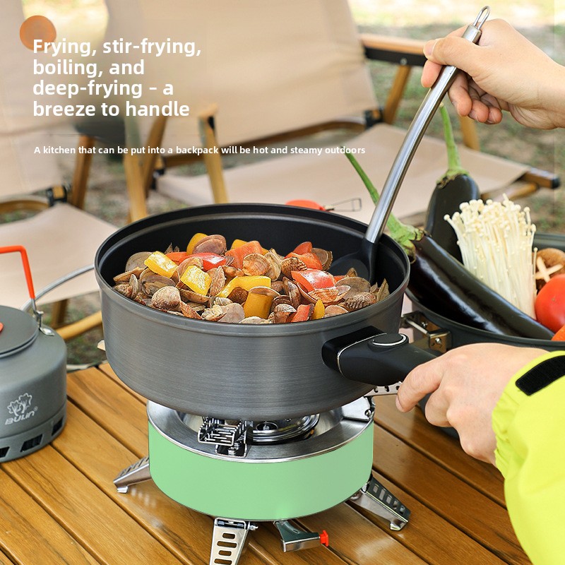 2026Bulin non-stick pan Outdoo - Camping Cooking Frying Pan review and price