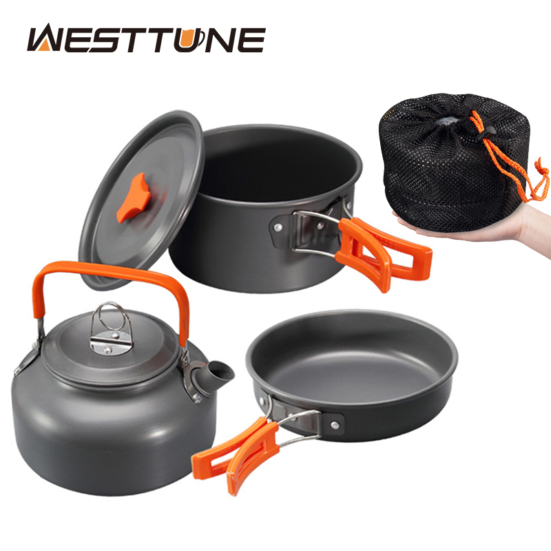 WESTTUNE Camping Cookware Kit  - Camping Cooking Pots And Pans review and price