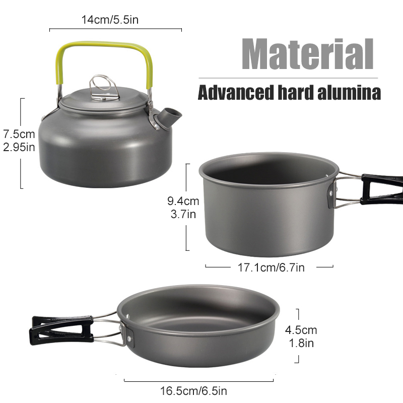 WESTTUNE Camping Cookware Kit  - Camping Cooking Pots And Pans review and price