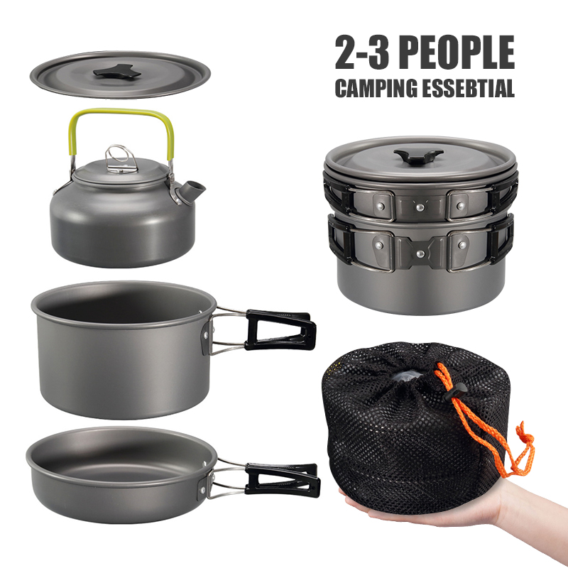 WESTTUNE Camping Cookware Kit  - Camping Cooking Pots And Pans review and price
