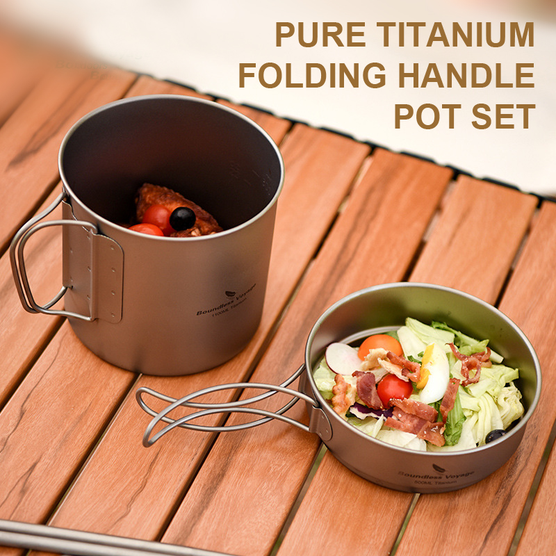 Pure Titanium Folding Handle P - Camping Cooking Frying Pan review and price