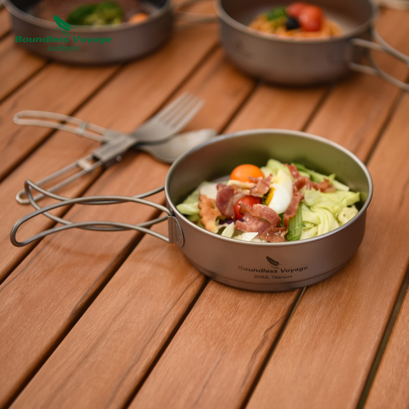Pure Titanium Folding Handle P - Camping Cooking Frying Pan review and price