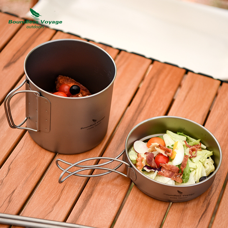 Pure Titanium Folding Handle P - Camping Cooking Frying Pan review and price