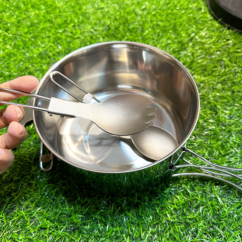 Pure Titanium Folding Spoon an - Camping Cooking Knife Set review and price