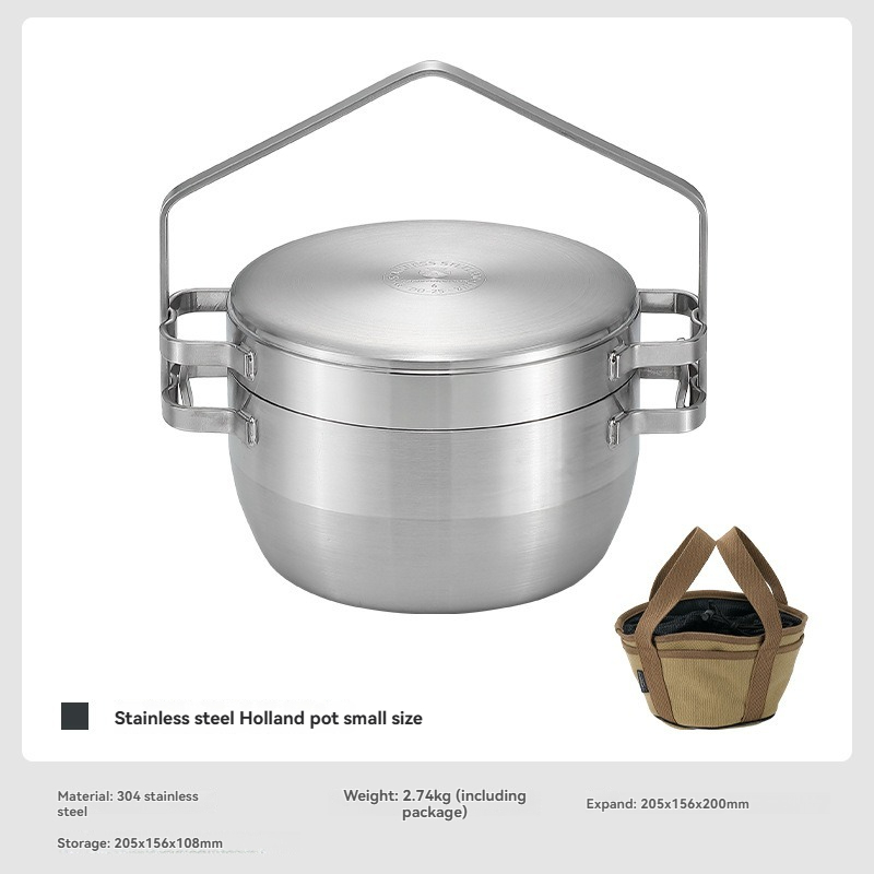DO-25 thickened stainless stee - Camping Cooking Frying Pan review and price