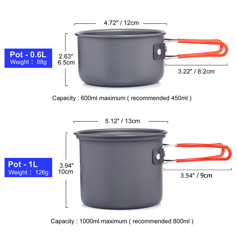 Widesea Camping Cookware Set O - Camping Cooking Sets review and price