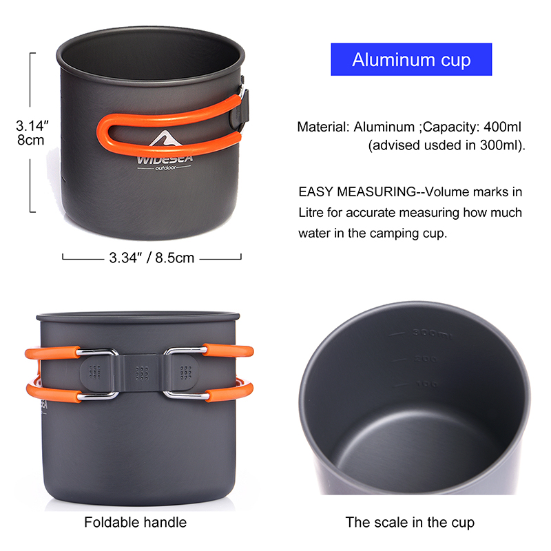 Widesea Camping Cookware Set O - Camping Cooking Sets review and price