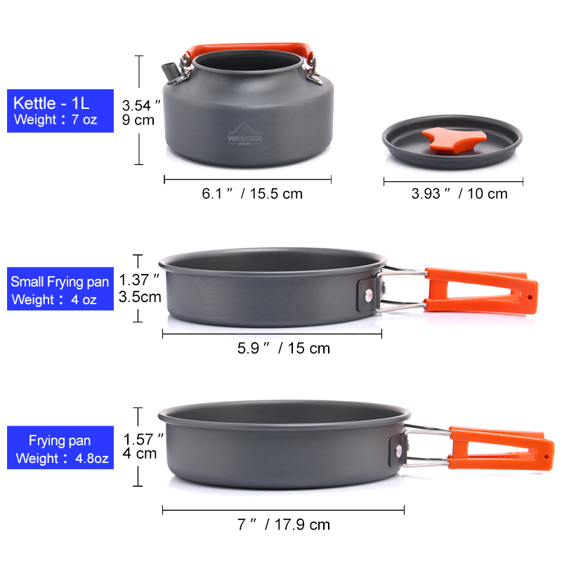 Widesea Camping Outdoor Cookwa - Camping Cooking Pots And Pans review and price