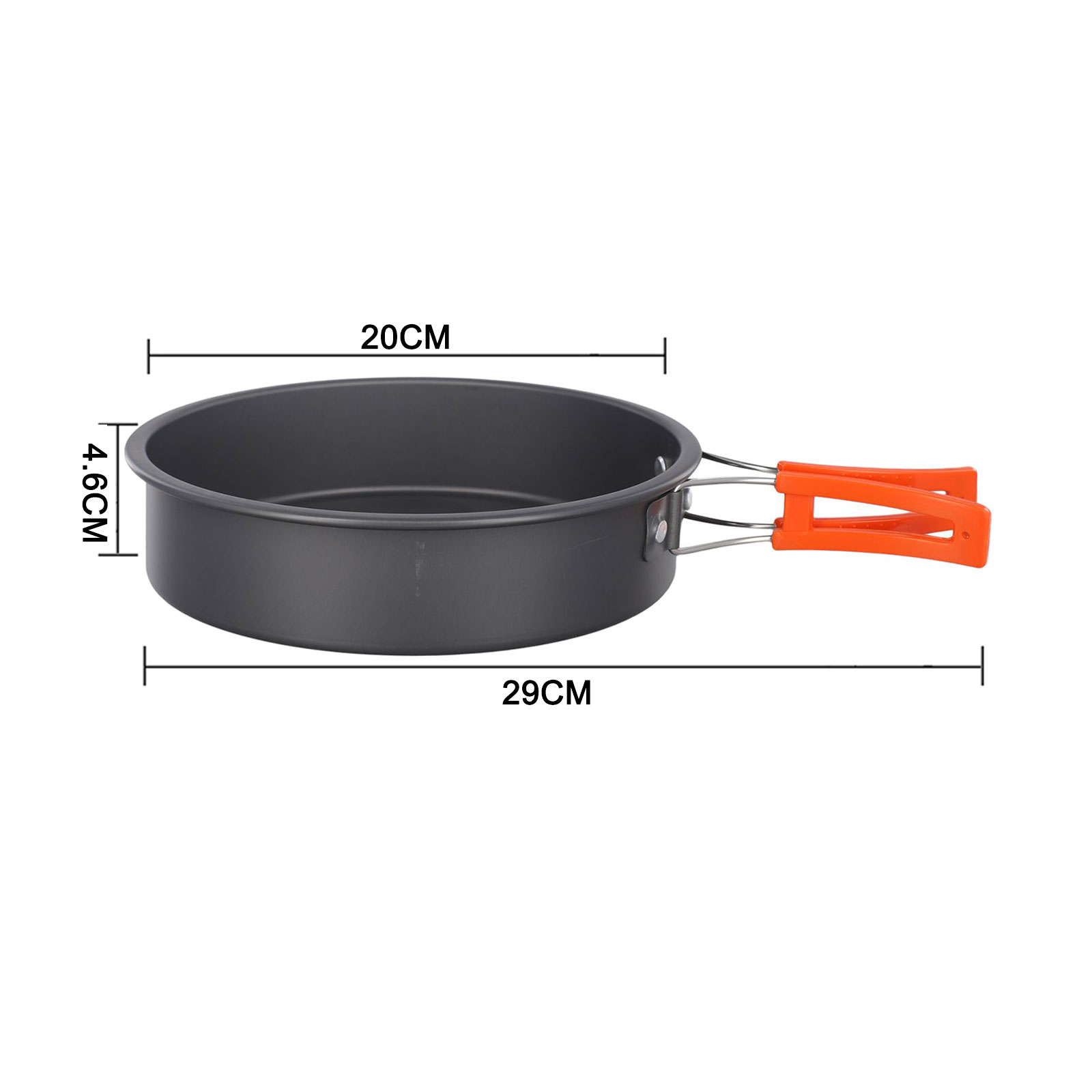 1pc Frying Pan Alumina Conduct - Camping Cooking Frying Pan review and price