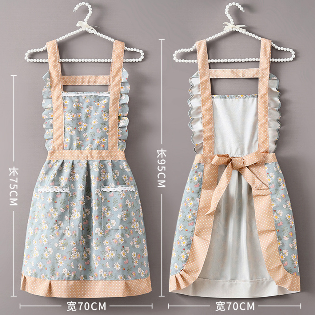 Retro woman Floral Aprons BBQ  - Camping Cooking Apron review and price