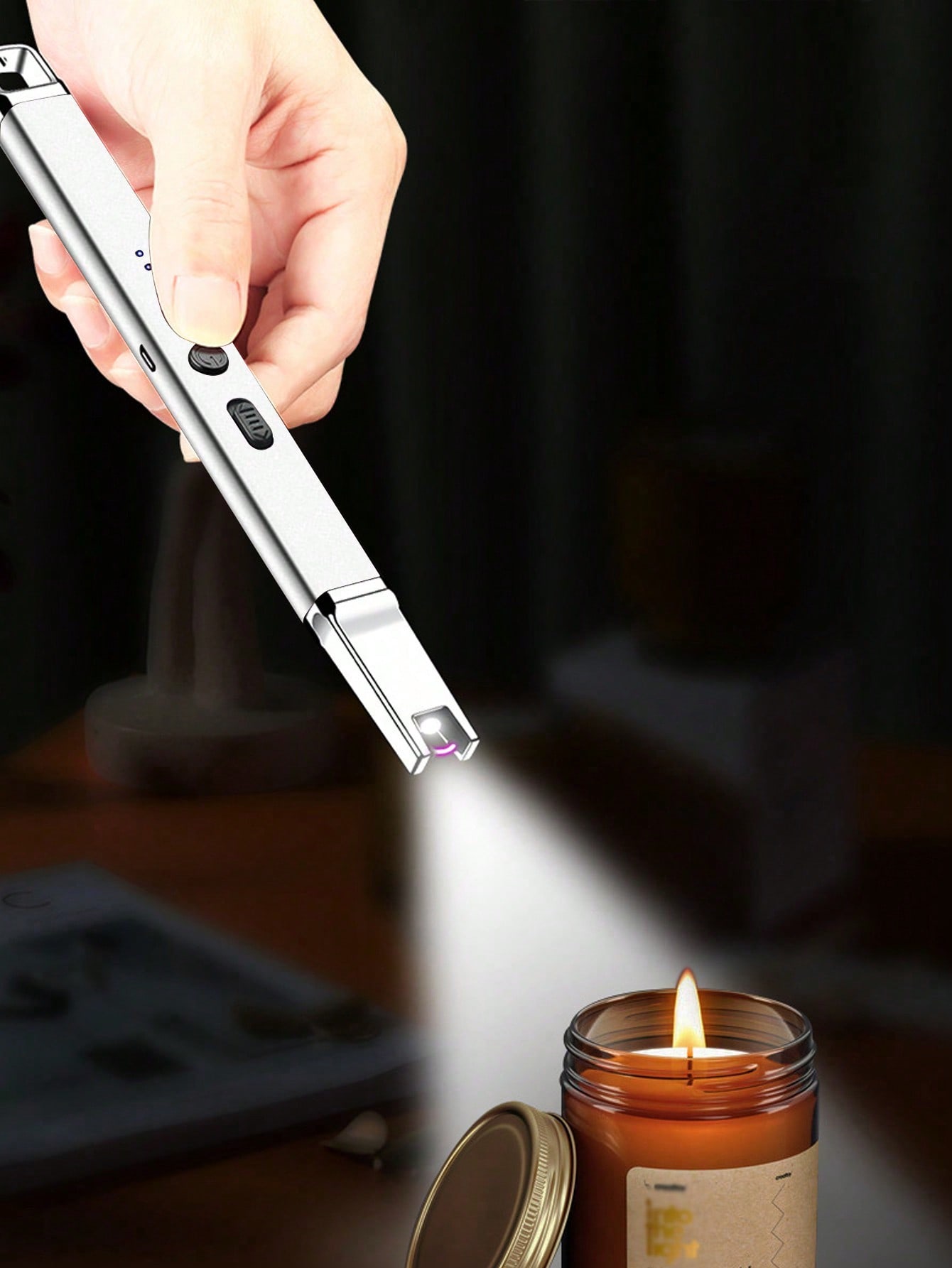 Windproof Arc Plasma Electric  - Camping Cooking Candle review and price