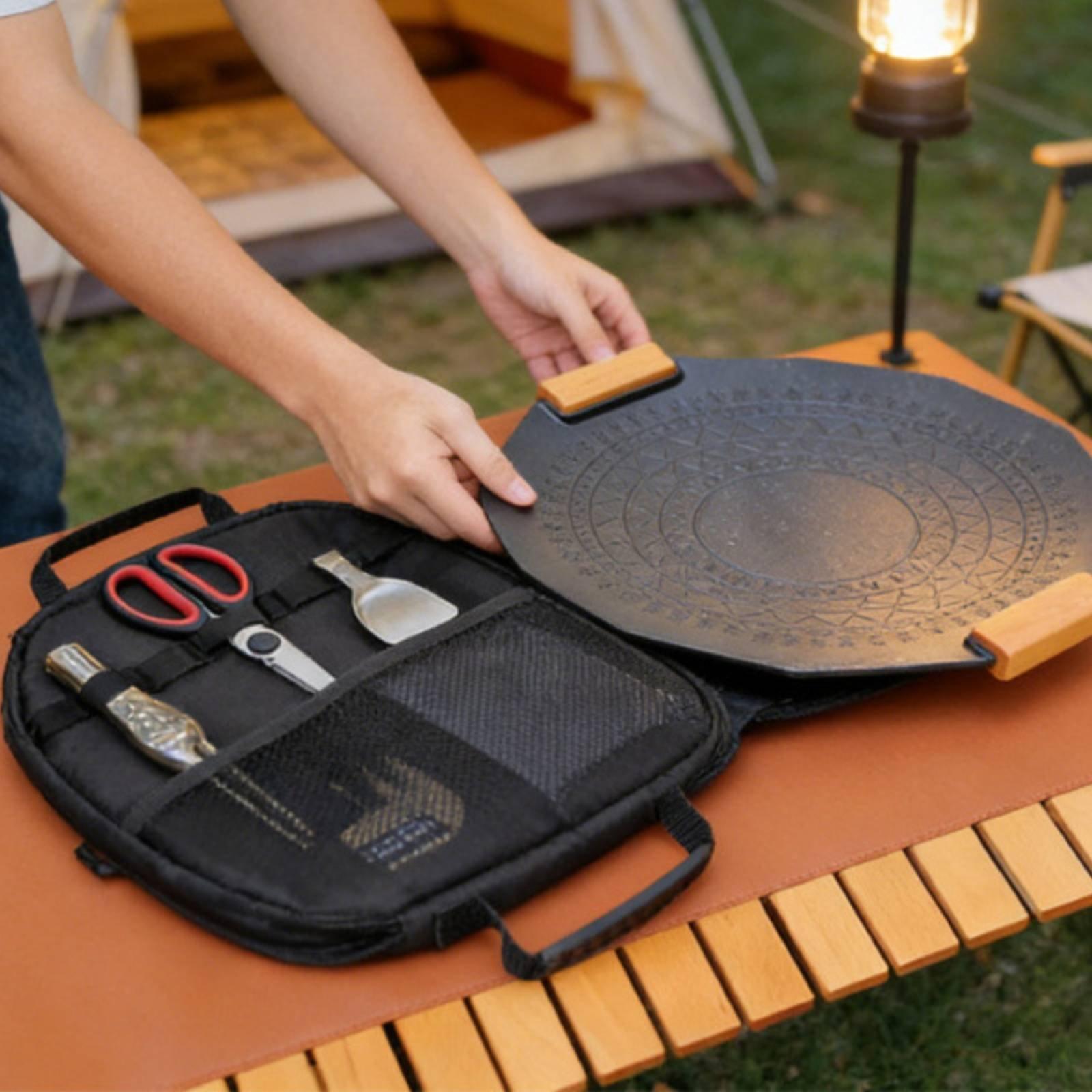 Frying Pan Storage Bag Portabl - Camping Cooking Frying Pan review and price