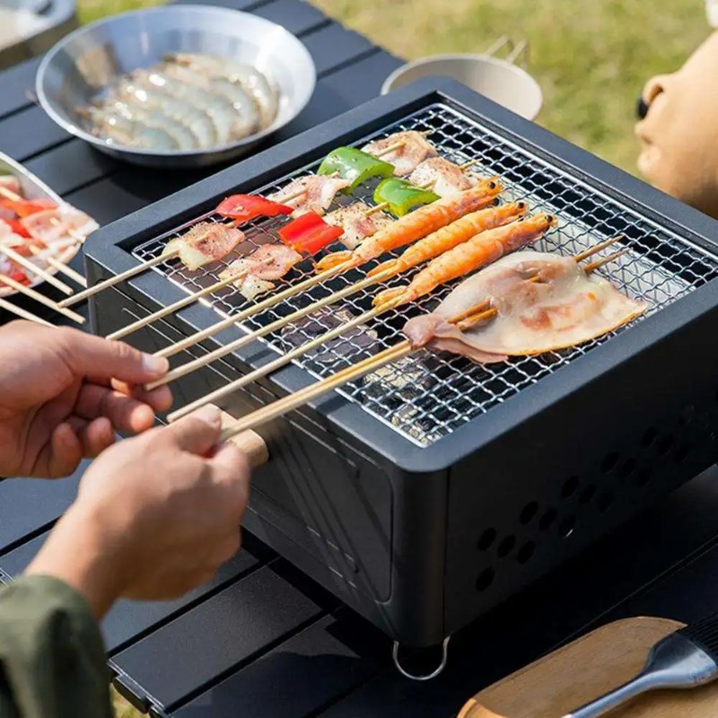 Portable Tabletop Camping Char - Camping Cooking Grill review and price
