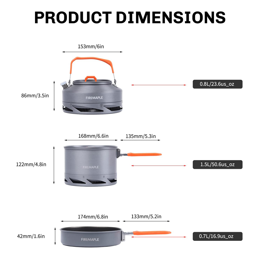 Fire Maple Camping Cookware Ut - Camping Cooking Pots And Pans review and price