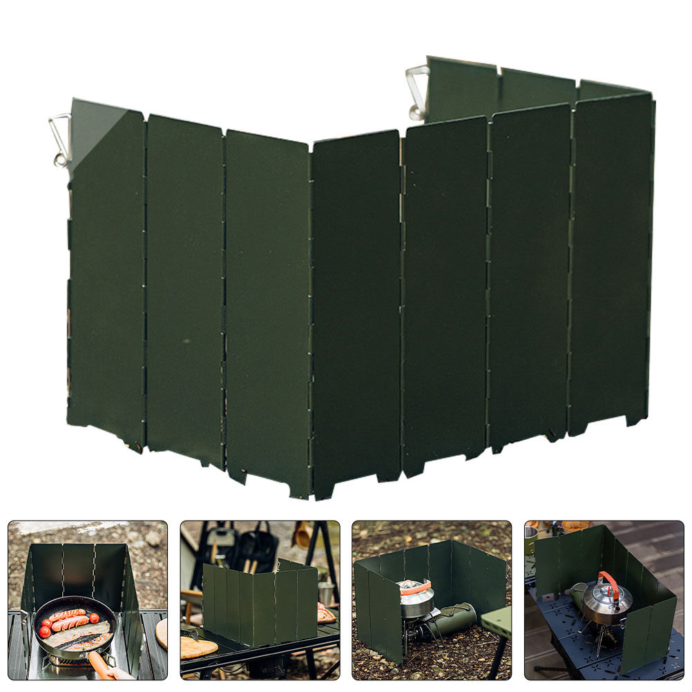 Sturdy Foldable Windshield for - Camping Cooking Windscreen review and price