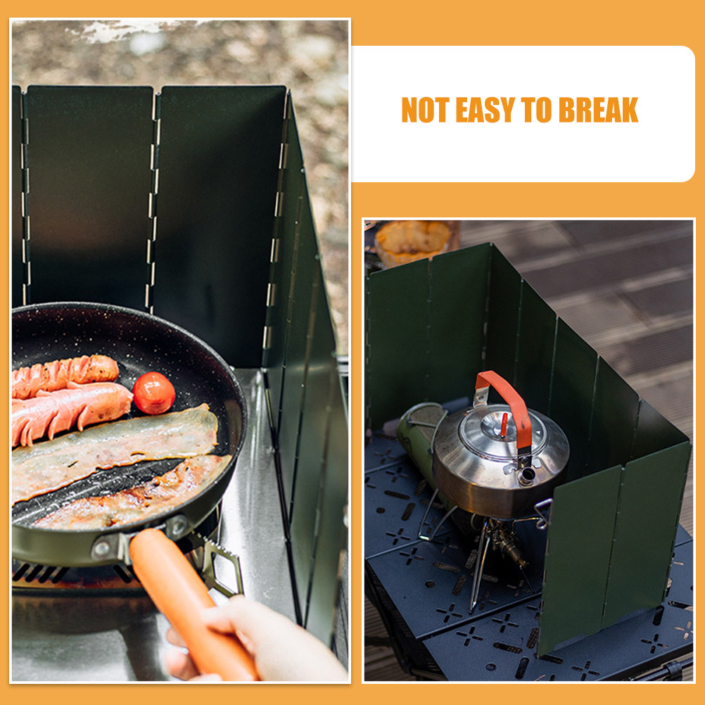 Sturdy Foldable Windshield for - Camping Cooking Windscreen review and price