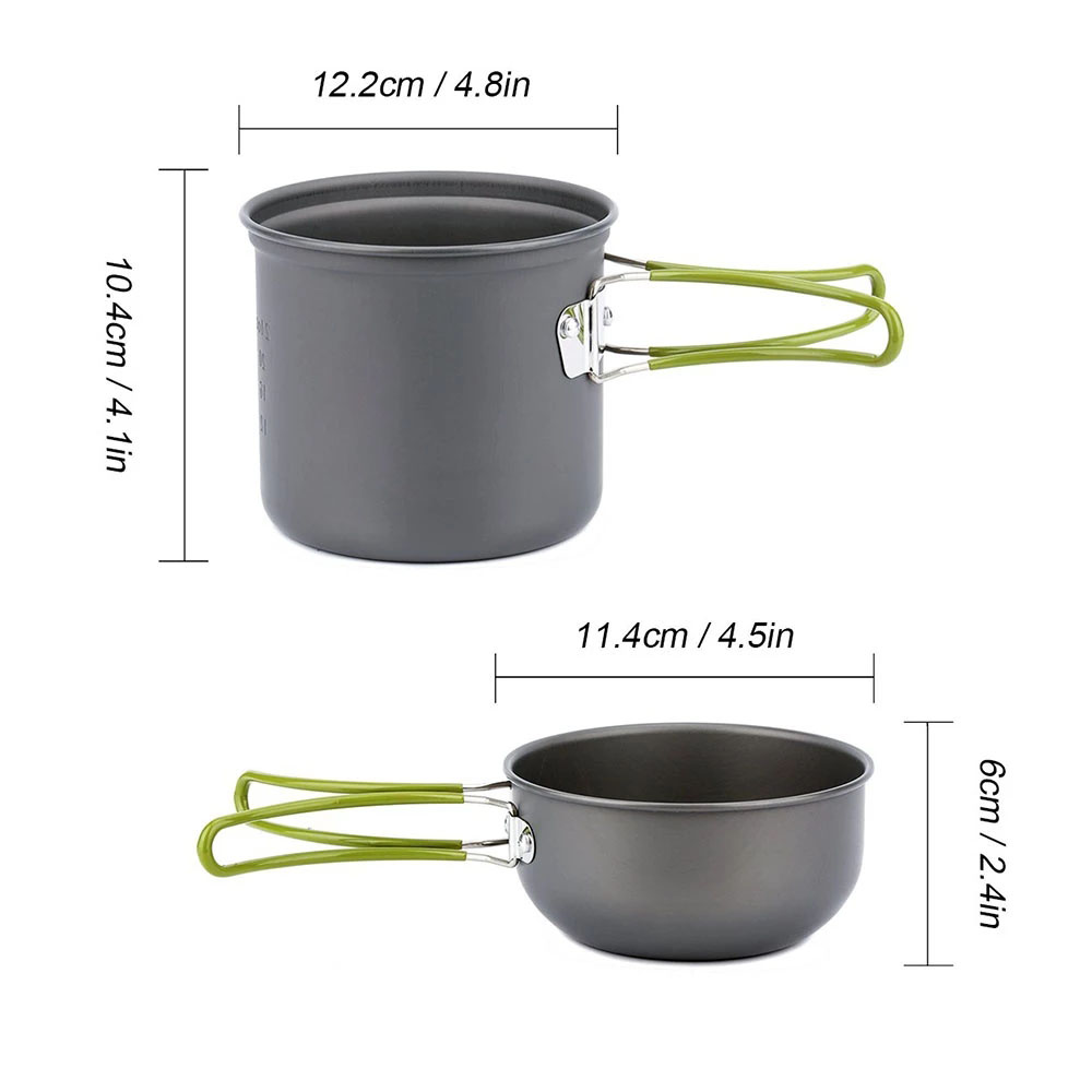 Camping Cookware Kit with Stov - Camping Cooking Pots And Pans review and price