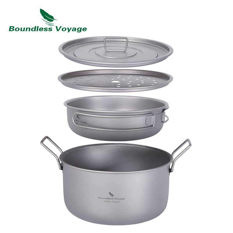 Boundless Voyage Camping Cooki - Camping Cooking Pots And Pans review and price